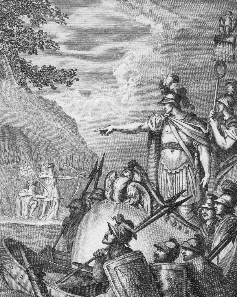 Detail of Julius Caesar Commanding Forces by Anonymous