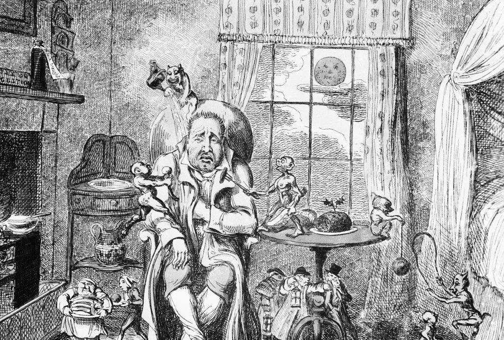 Detail of Ill Man with Pesty Creatures Offering Him More Food by Anonymous