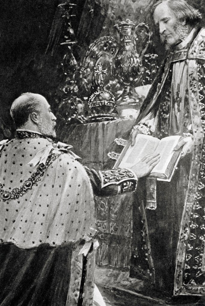 Detail of Edward VII and the Coronation by Anonymous