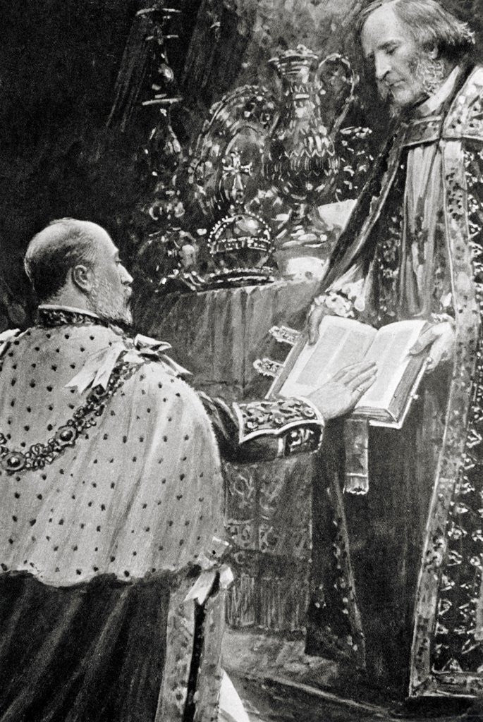 Detail of Edward VII and the Coronation by Corbis