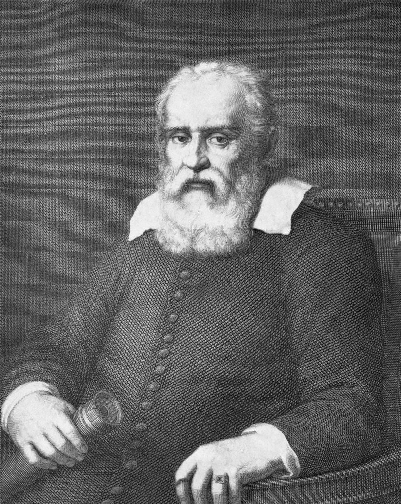 Detail of Portrait of Galileo Galilei by Corbis