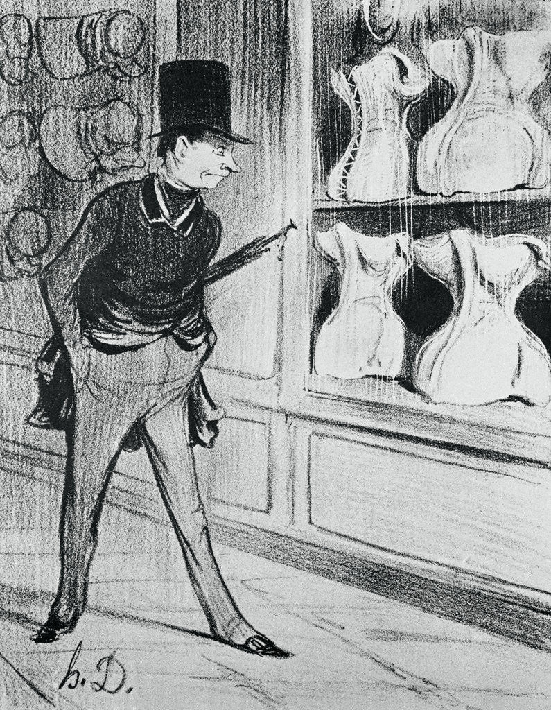 Detail of Man in Front of Store by Anonymous