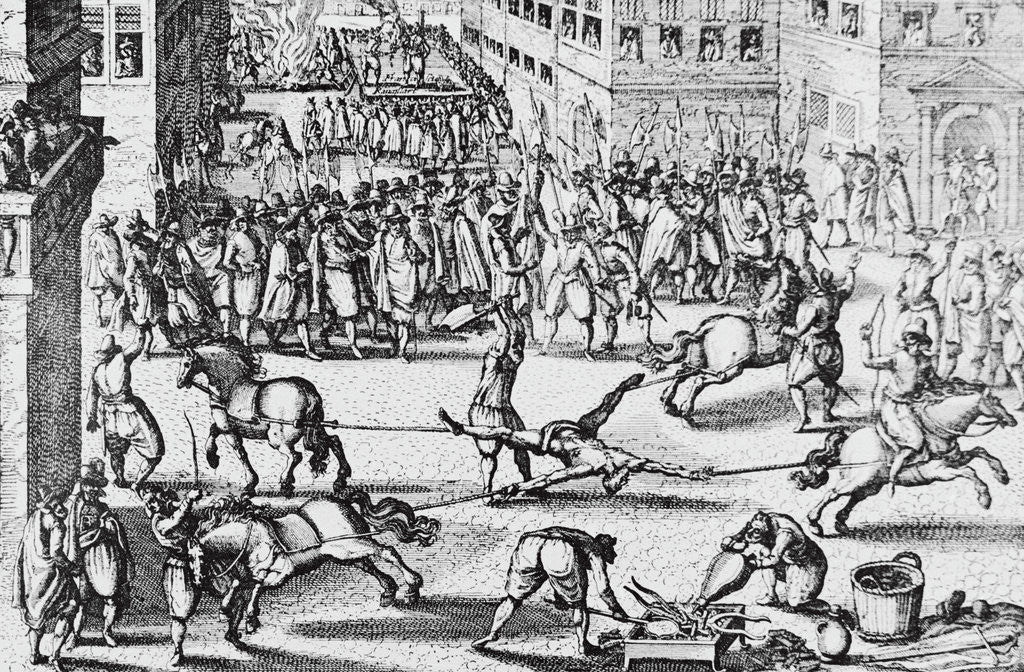 Detail of Francois Ravaillac Being Executed by Anonymous