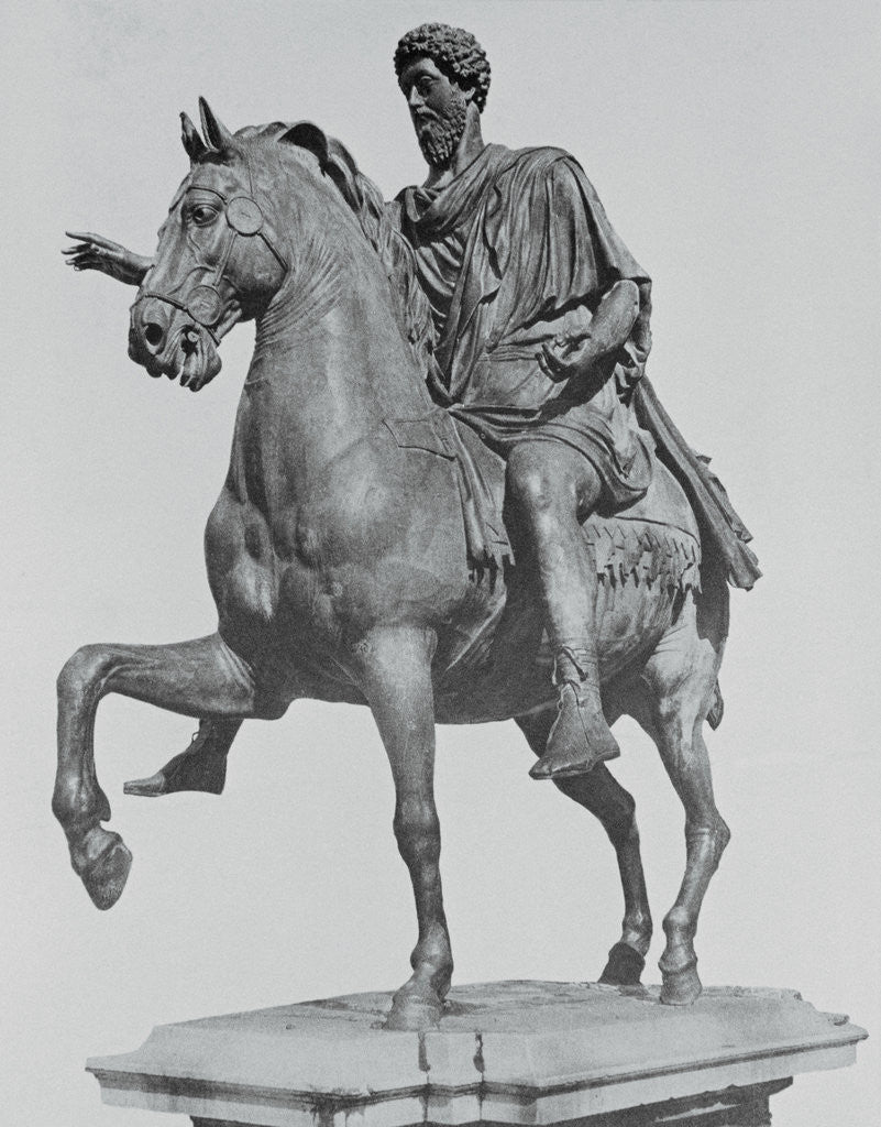 Detail of Statue of Marc Aurel by Anonymous