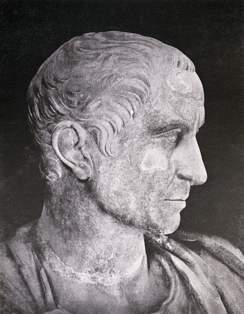 Detail of Bust of Julius Caesar by Anonymous