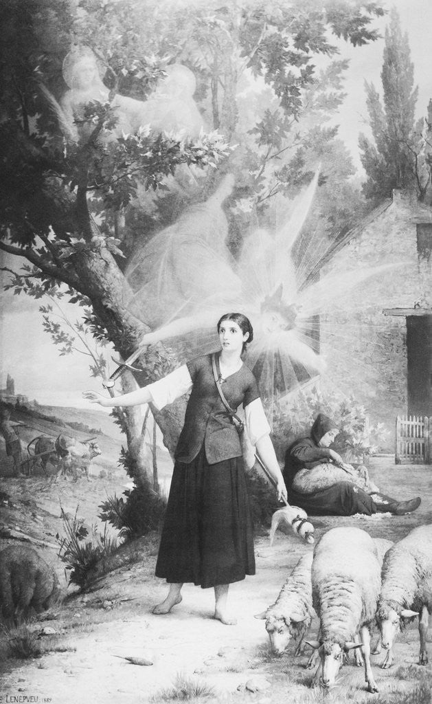 Detail of Joan of Arc Having Vision by Anonymous