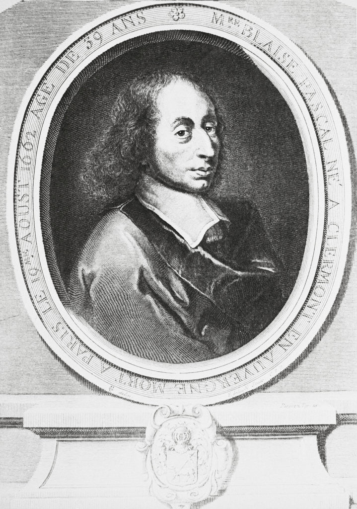 Detail of Portrait of Blaise Pascal by Corbis