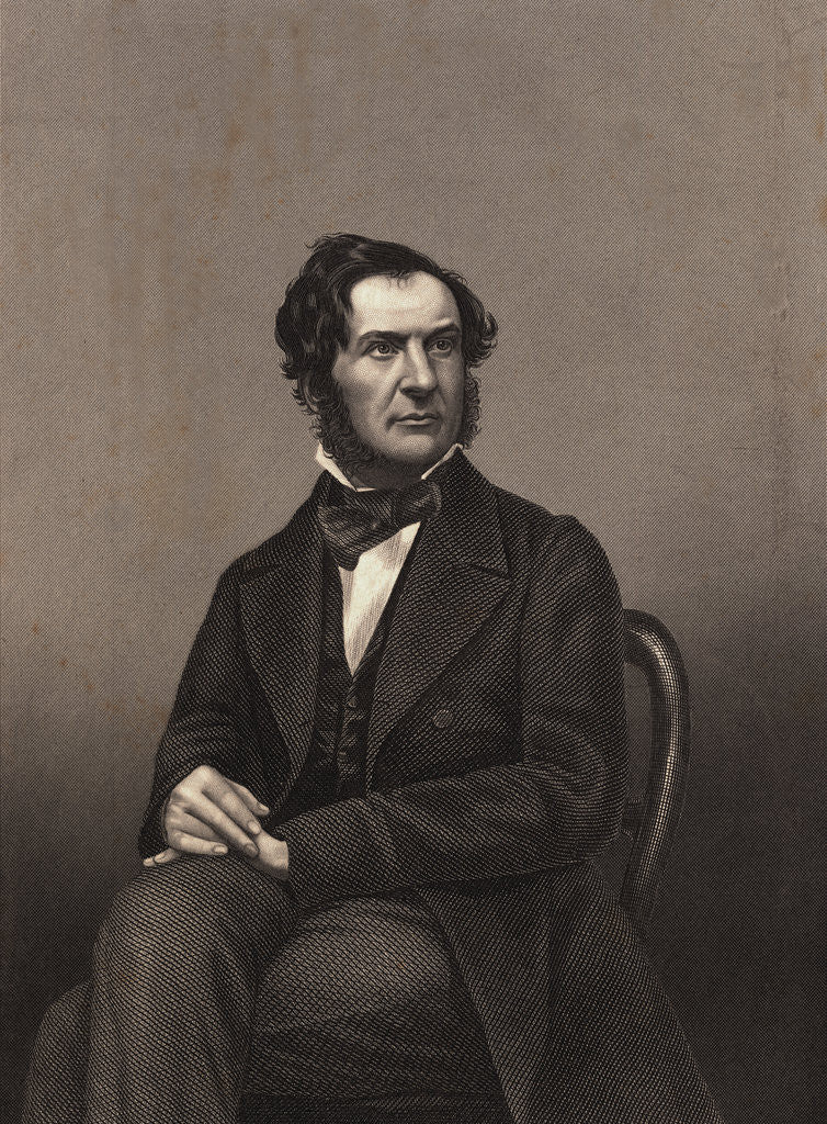 Detail of Portrait of William Ewart Gladstone by Anonymous