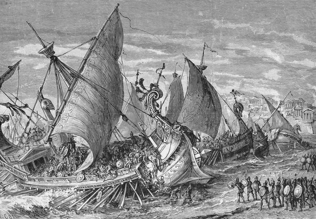Detail of Naval Battle by Anonymous