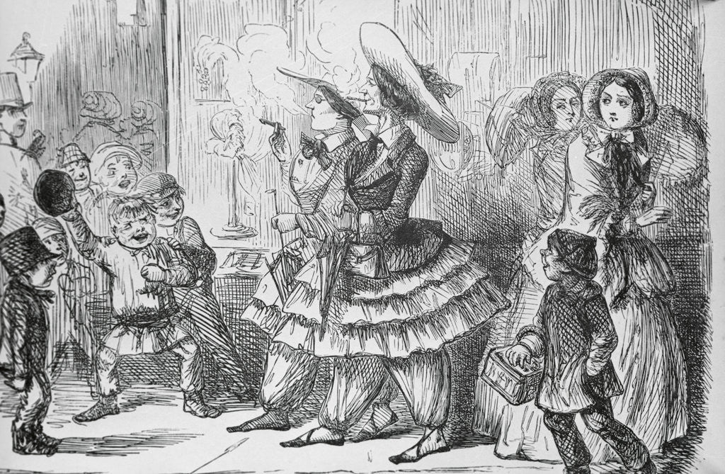 Detail of Rich Women Along the Middle Class by Anonymous