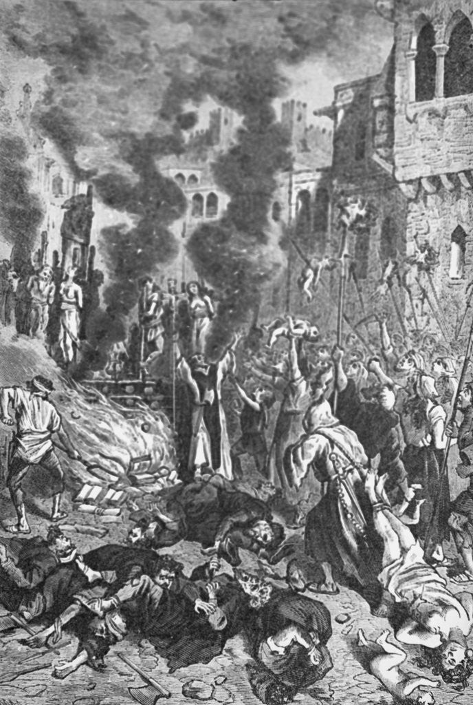Detail of Officials to Judge and Persecute Jews on Accusation by Anonymous