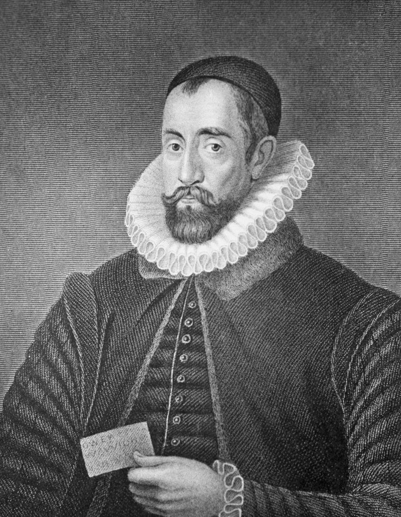 Detail of Portrait of Sir Francis Walsingham by Anonymous