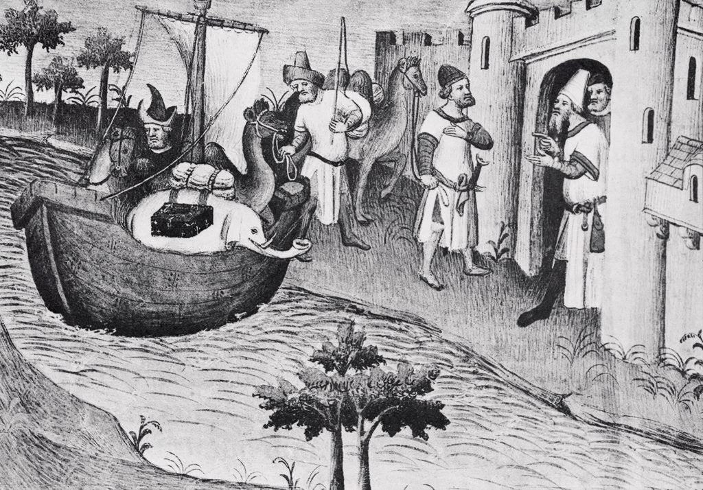 Detail of Camels Arriving in a New Land by Anonymous
