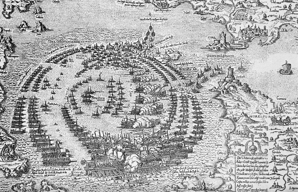 Detail of Battle of Lepanto by Anonymous