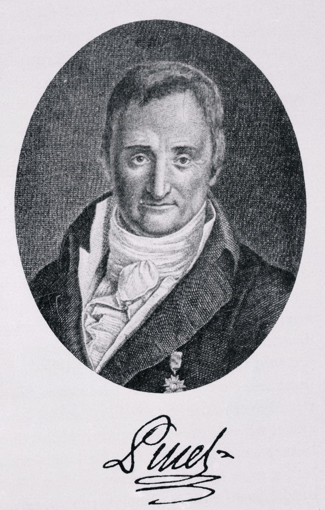 Detail of Father of Psychiatry Phillip Pinel by Anonymous