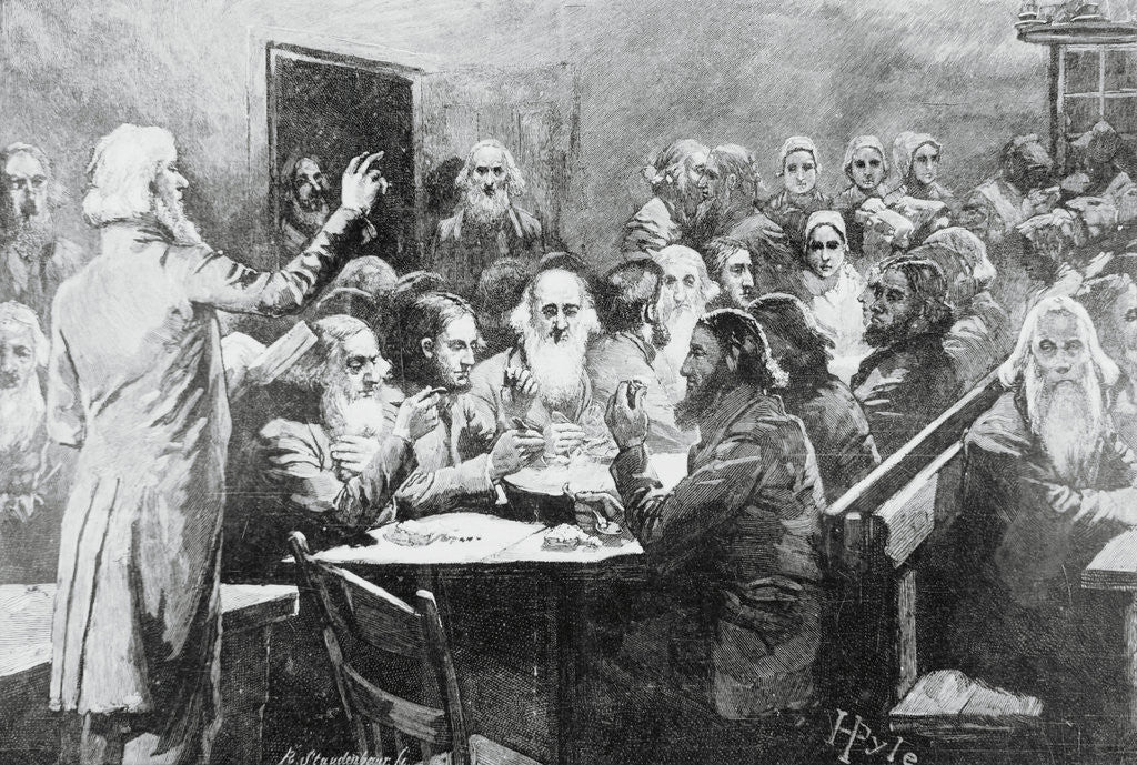 Detail of Dunkers Feast by Anonymous