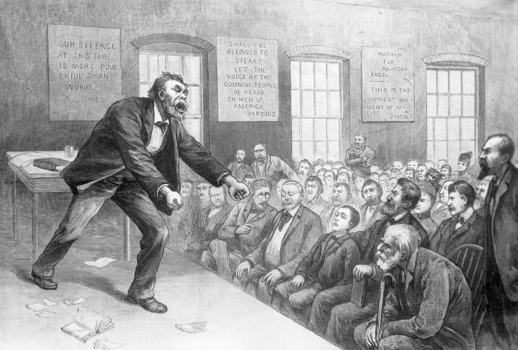 Detail of Anarchist Sunday School by Anonymous