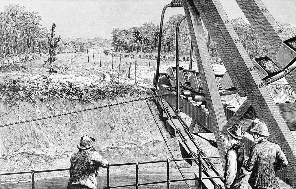 Detail of Panama Canal Being Built by Anonymous