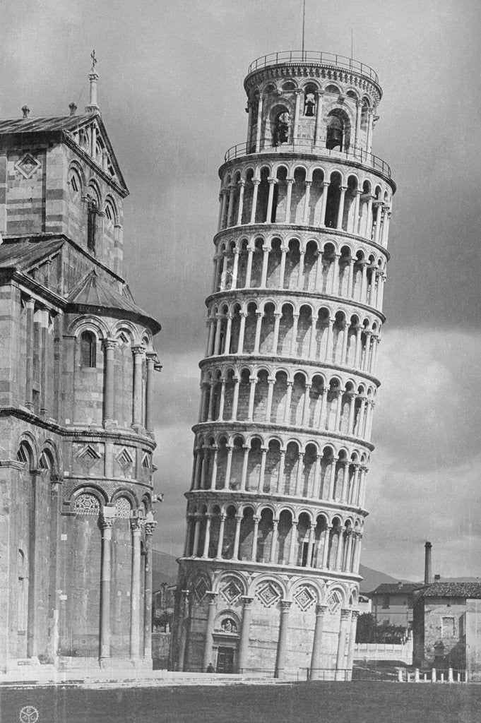 Detail of Tower of Pisa by Anonymous