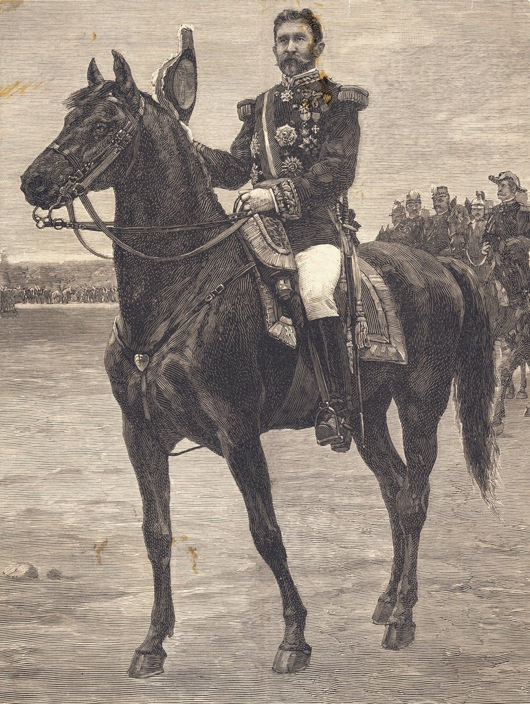 Detail of Portrait of Georges Boulanger by Anonymous