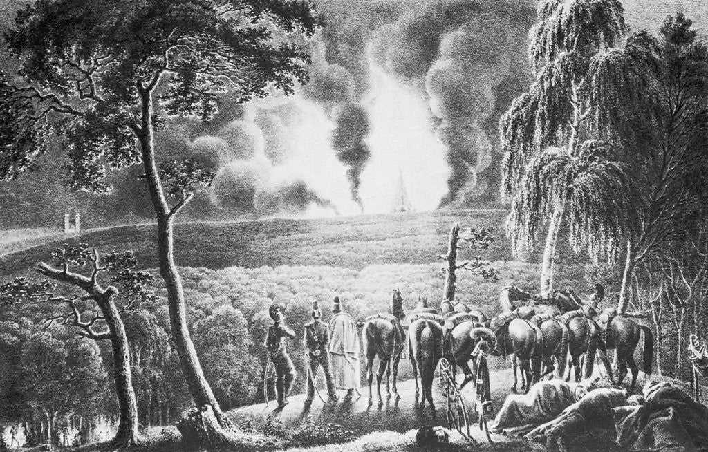 Detail of Napoleon's Russian Campaign by Anonymous