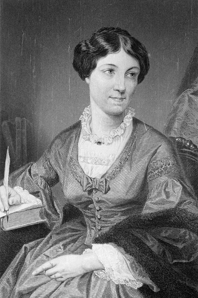 Detail of Illustration of British Writer Harriet Martineau by Anonymous