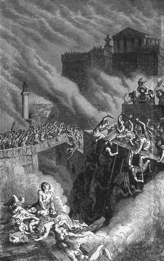 Detail of Storming of Byrsa in Carthage by Anonymous
