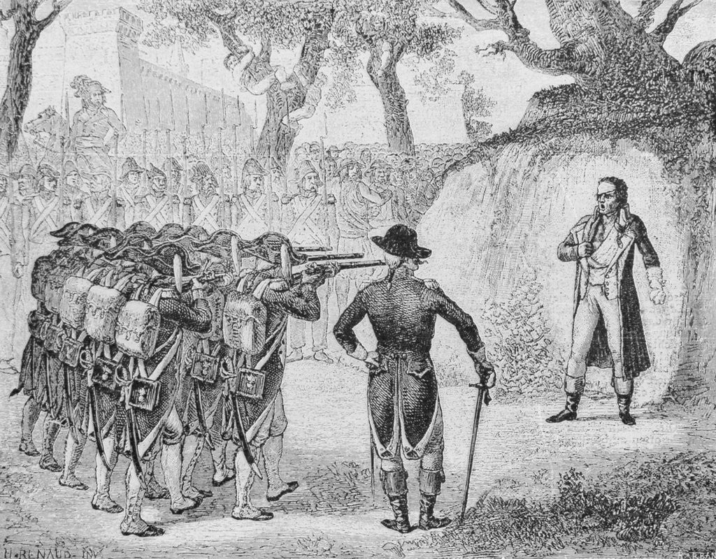 Detail of Soldiers Aiming at Sentenced Victim by Anonymous