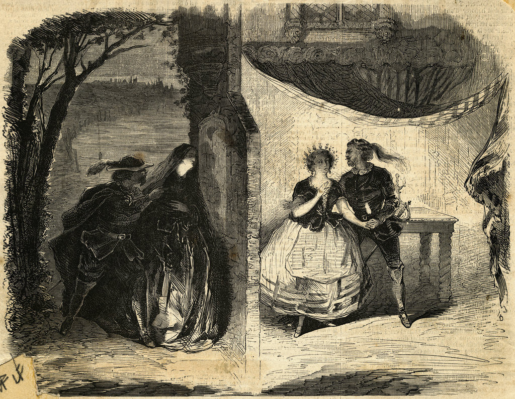 Detail of Rigoletto Quartet by Anonymous