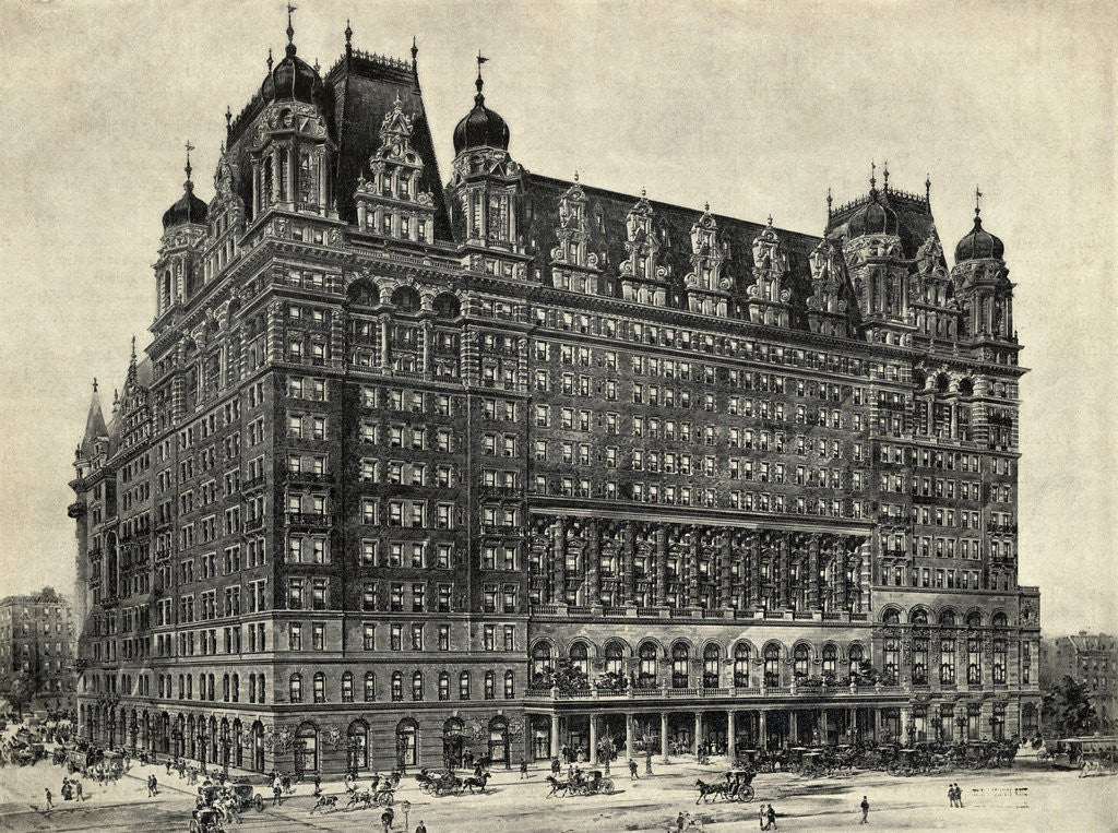 Detail of Waldorf Astoria Hotel by Corbis
