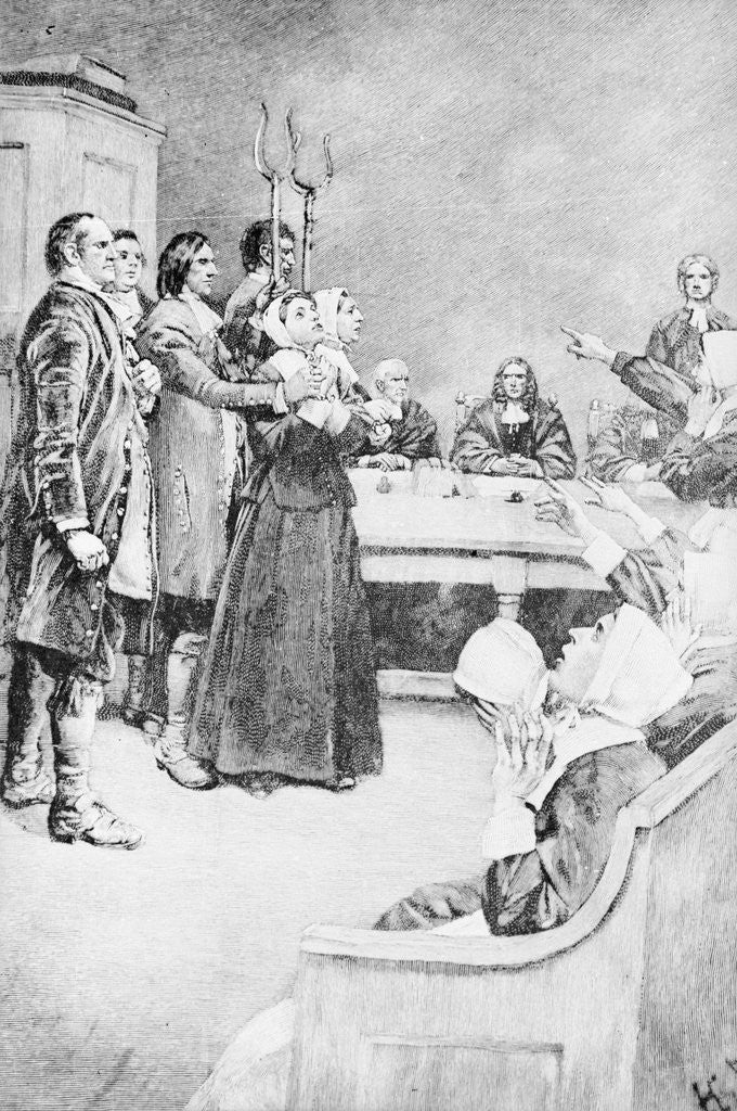 Detail of Witch Trial by Corbis