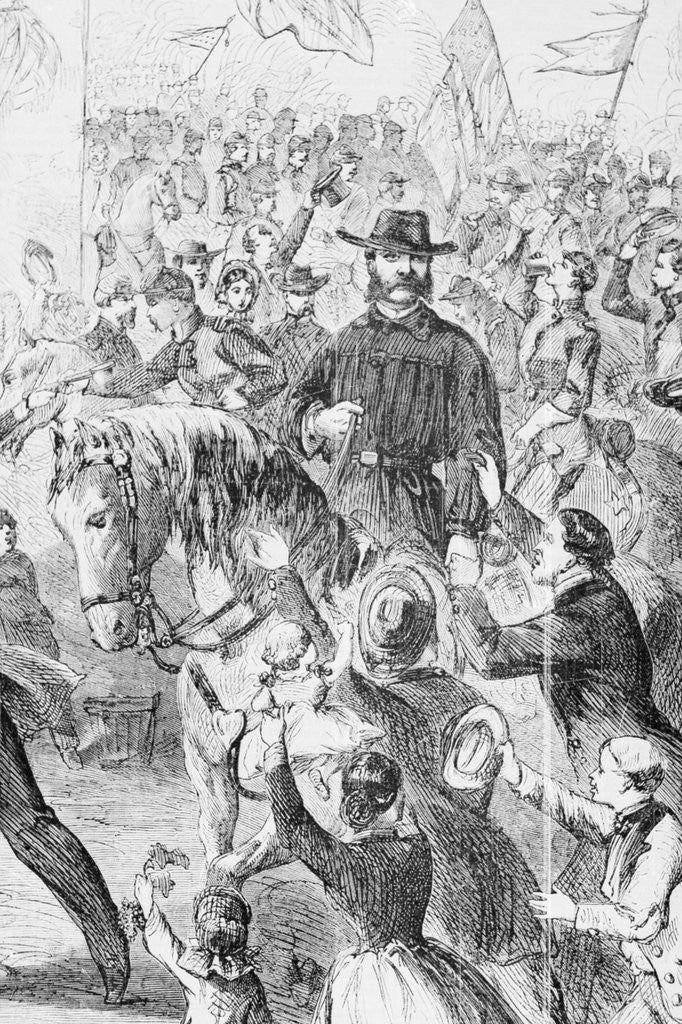 Detail of General Burnside Greeting the Unionist by Anonymous