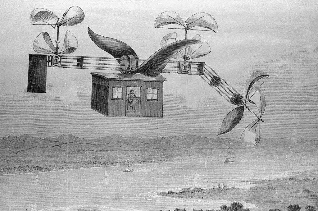 Detail of Helicopter Construction by Anonymous