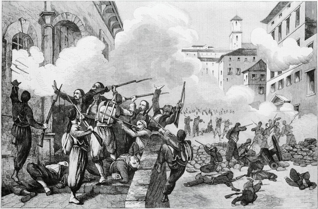 Detail of Battle of Montebello by Anonymous