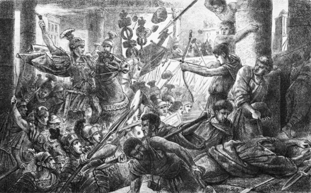 Detail of Sulla Entering Rome by Anonymous