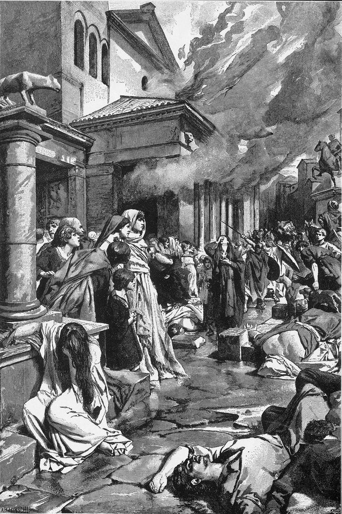 Detail of Vandals Sacking Rome by Anonymous