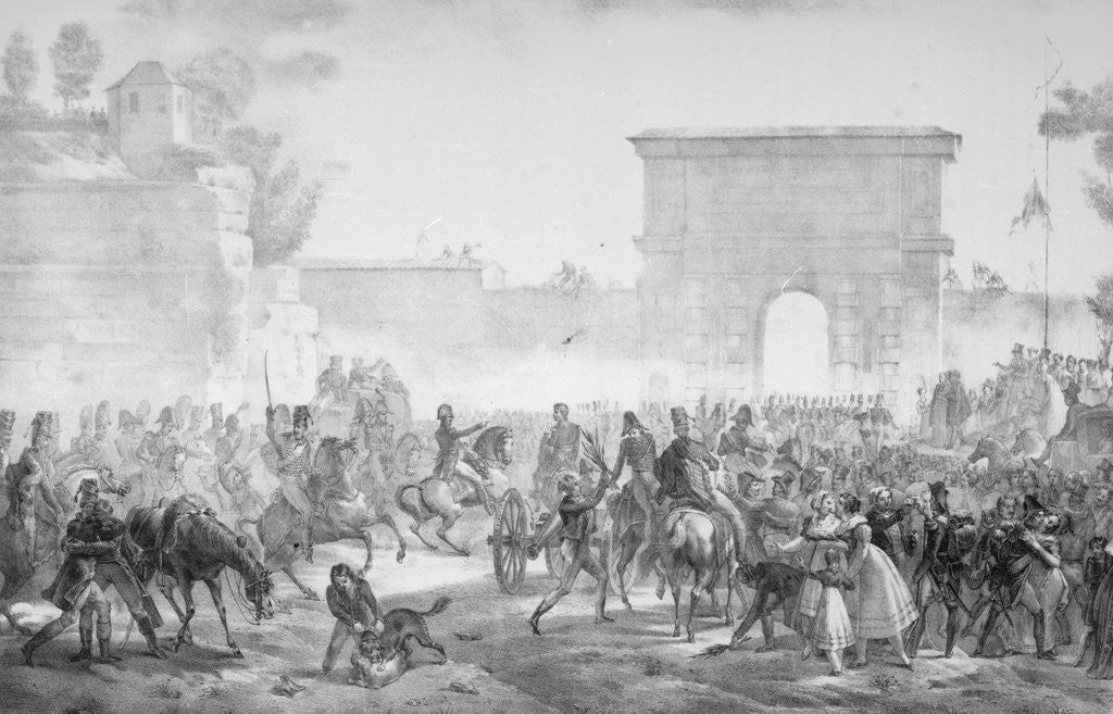 Detail of Napoleon and French Army Entering Milan by Anonymous