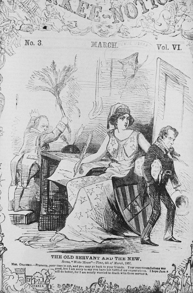 Detail of Franklin Pierce Political Cartoon by Anonymous