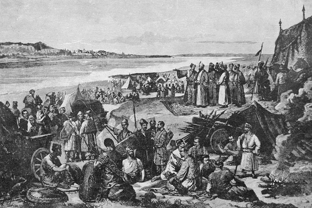 Detail of Turkish Infantrymen Coming to Europe by Anonymous