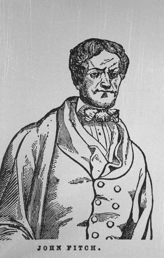 Detail of Portrait of John Fitch by Anonymous