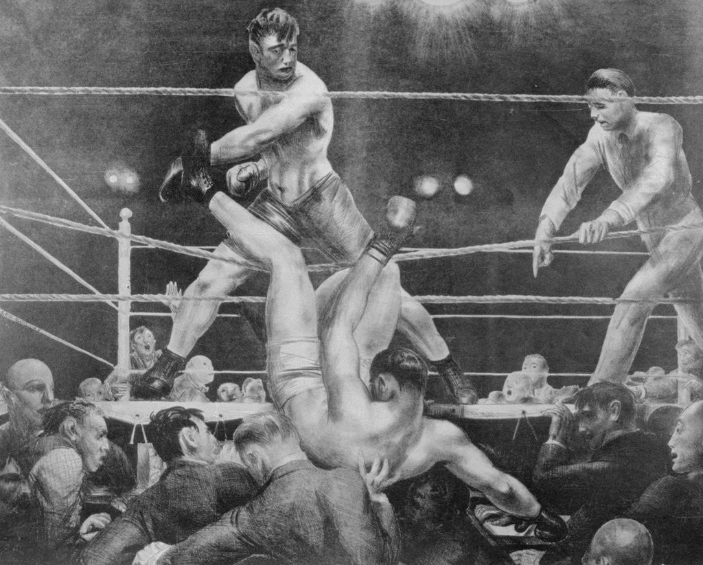 Detail of Dempsey and Firpo by George Wesley Bellows