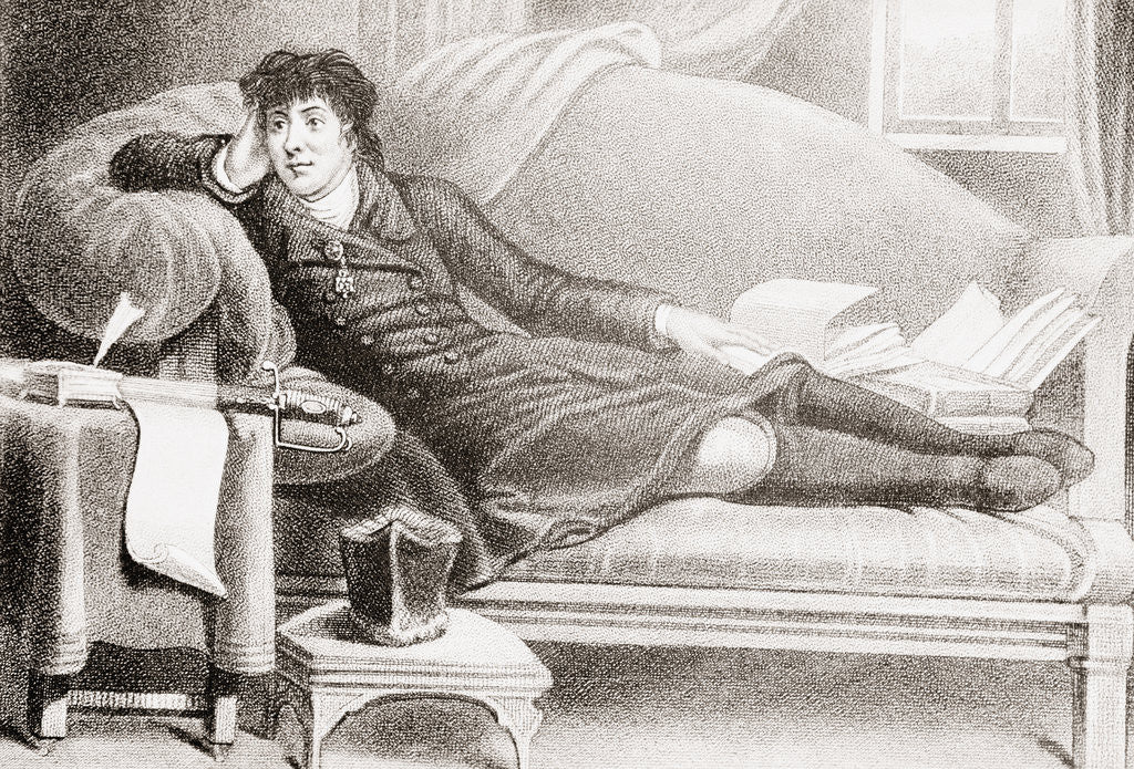 Detail of Portrait of Thaddeus Kosciusco by Anonymous