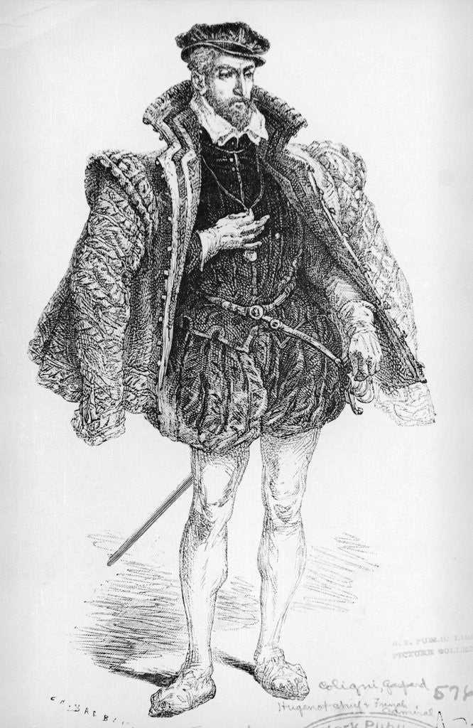 Detail of Portrait of Gaspard de Coligny by Corbis