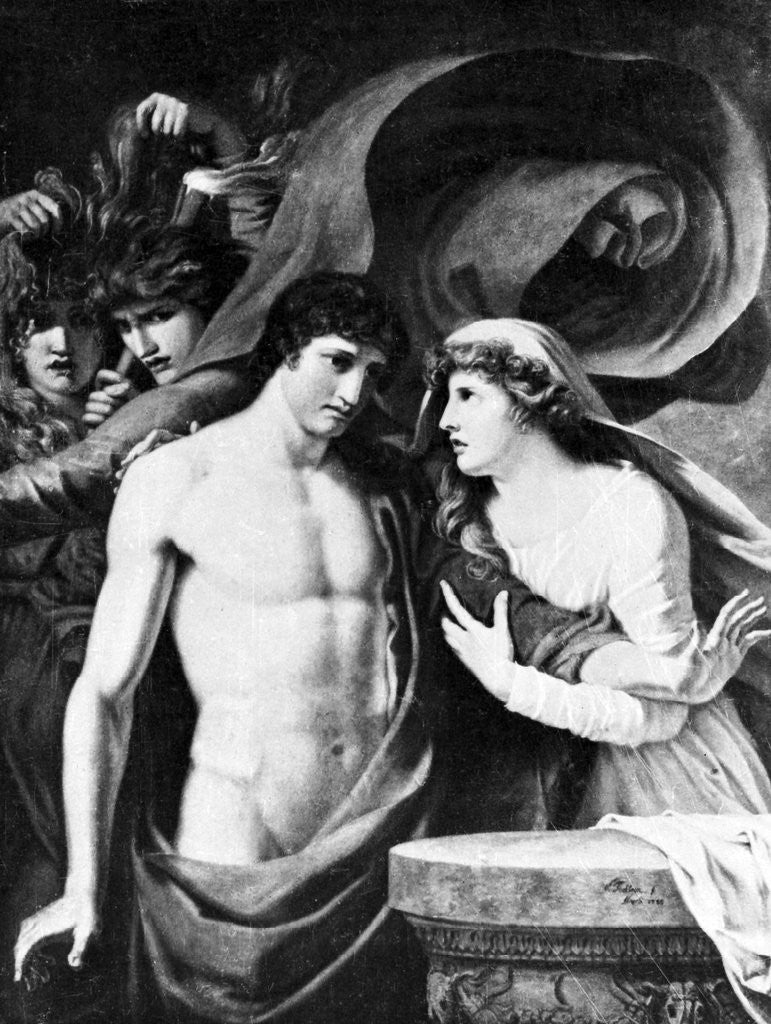Detail of Iphegenia Recognizing her Brother by Corbis
