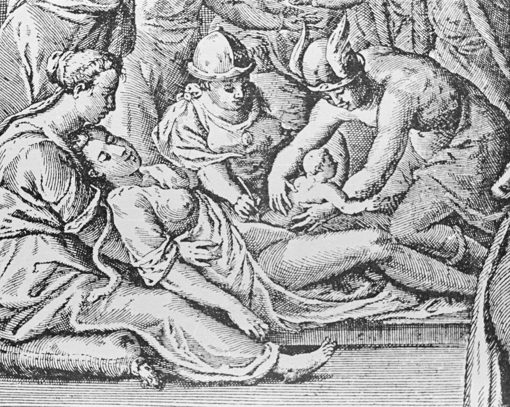 Detail of Patient Having Caesarian Performed by Anonymous