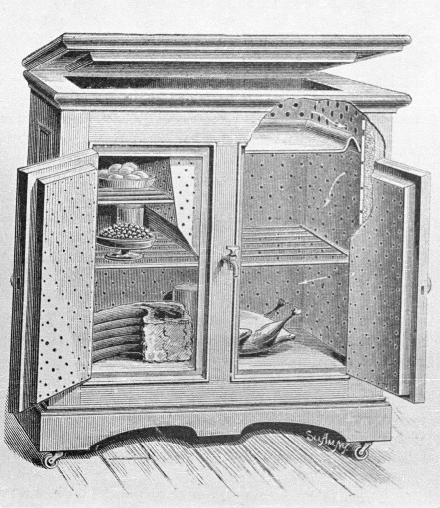 Detail of Diagram of an Air Dry Box by Anonymous