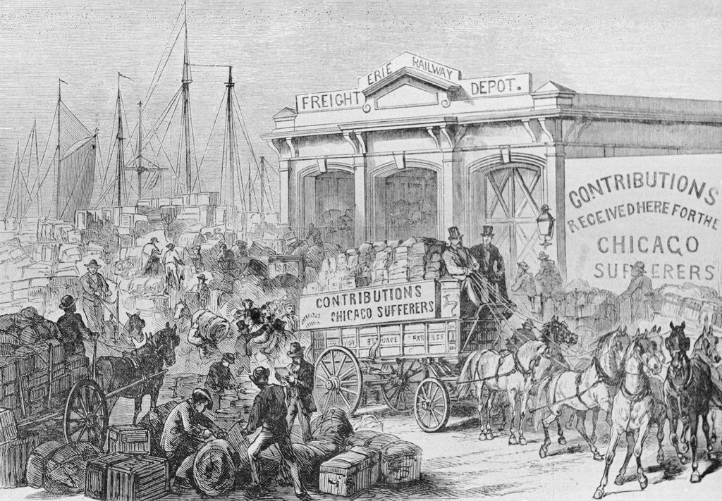 Detail of Chicago Fire Contributions by Anonymous