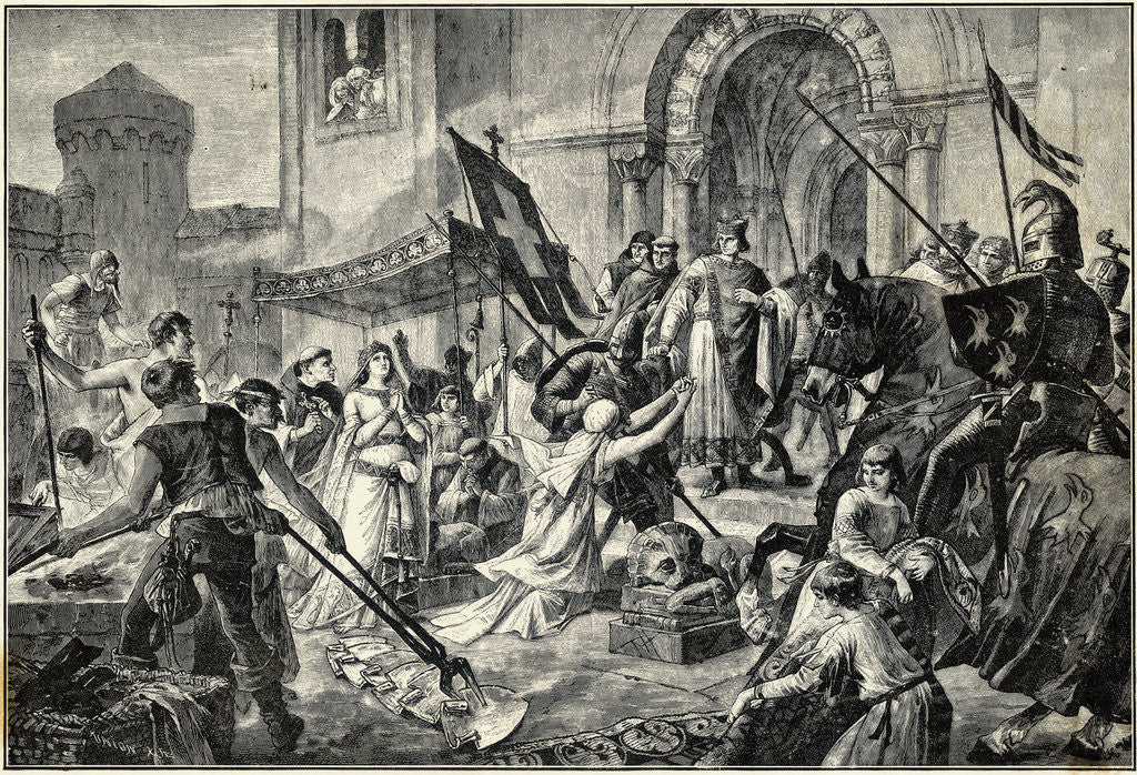 Detail of Trial by Ordeal by Anonymous