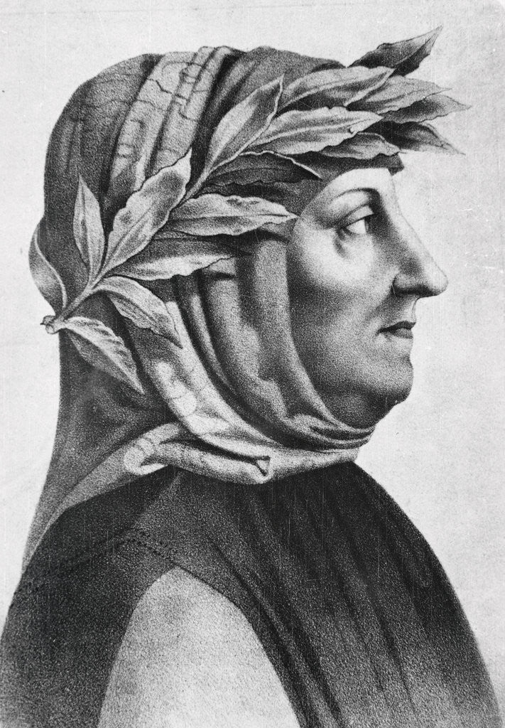 Detail of Portrait of Francesco Petrarch by Corbis