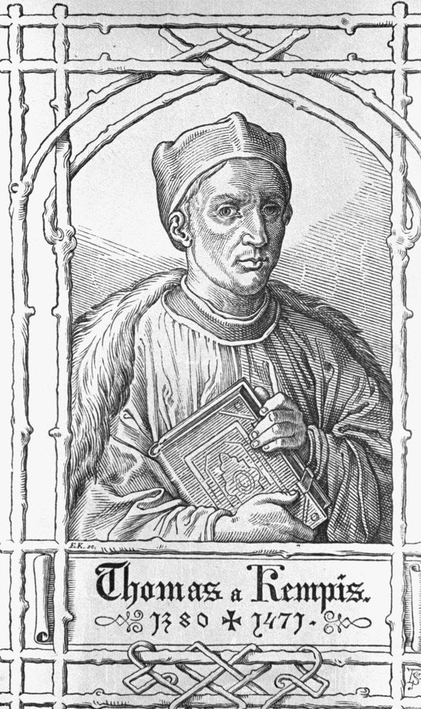 Detail of Thomas a Kempis Print by Anonymous